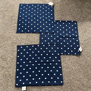 NWT Pottery Barn Dot Print - Set of 3 Pillow covers